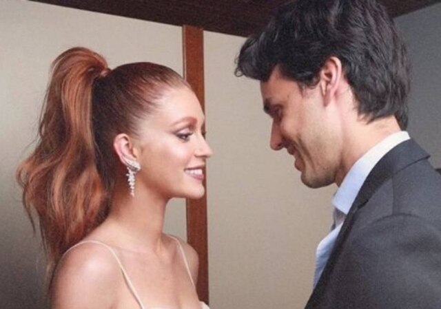 Instagram/@marinaruybarbosa A atriz Marina Ruy Barbosa e o marido Alexandre Negrão.