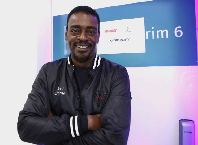 Denise Andrade Seu Jorge faz o show 'Voz e Violão', no Credicard Hal, em Santo Amaro