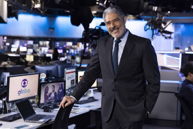 Victor Pollak/Globo William Bonner explicou por que não apresentou o Jornal Nacional nesta semana.