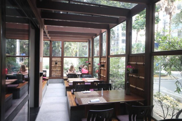 Ambiente do restaurante Kinoshita, em São Paulo