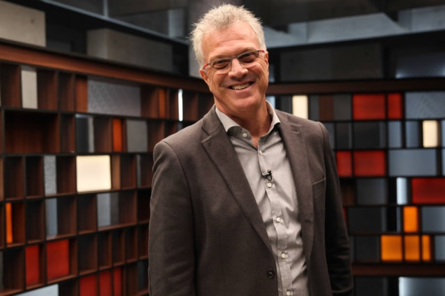 Divulgação/Tricia Vieira/ GNT Pedro Bial estreia programa de entrevistas em setembro.