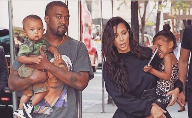 Reprodução/Instagram Kim Kardashian é mãe de North, de 3 anos, e Saint, 1