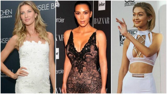 Luciana Prezia/ REUTERS/Andrew Kelly/ David McNew Gisele Büdchen é canceriana, Kim Kardashian é de libra e Gigi Hadid de touro