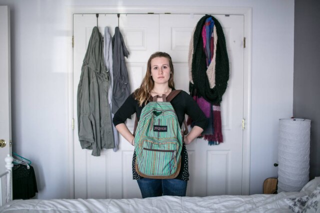Nate Pesce/The New York Times Maddi Runkles sabia que seria punida pela escola