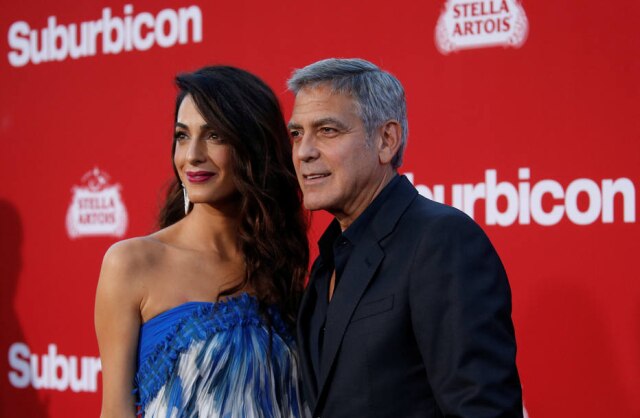 REUTERS/Mario Anzuoni George Clooney e Amal Clooney.