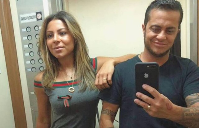Instagram/@andressaferreiramiranda Thammy Miranda e Andressa Ferreira se casaram em Las Vegas.