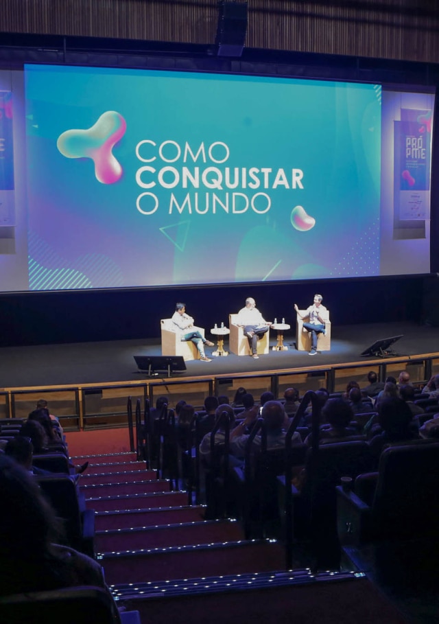 Rafael Arbex /ESTADAO Painel: Como Conquistar o Mundo com In Hsieh (CHIPA) e Flavio Pripas (CUBO) Foto: Rafael Arbex /ESTADAO