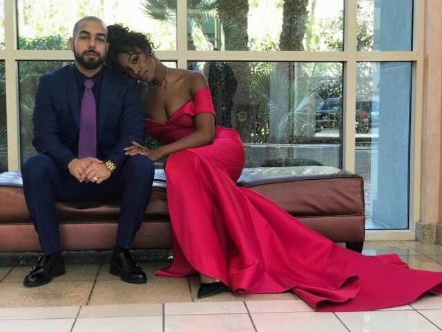 Instagram/@iza Iza ao lado do marido, Sergio.
