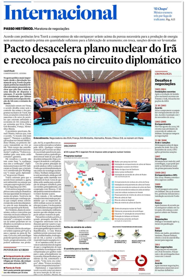 Acervo/Estadão O Estado de S.Paulo - 05/07/2015Clique aqui para ver página ampliada
