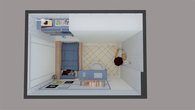 João Martins Arquitetura A planta do quarto reformado