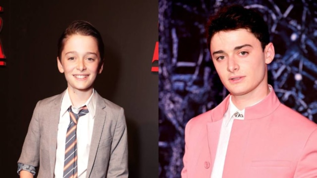 Eric Charbonneau/Netflix e Instagram/@netflixbrasil Noah Schnapp tem 17 anos e já contracenou com o brasileiro Seu Jorge no filme 'Abe', de 2019.