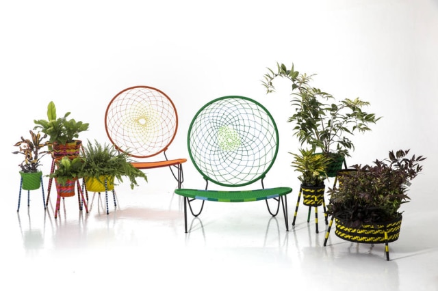 divulgação Bancos Weavers, do designer Tord Boontje para a Moroso