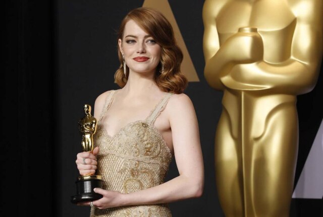 REUTERS/Lucas Jackson Emma Stone ganhou o Oscar de Melhor Atriz por 'La La Land'.