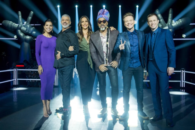 Globo/Raquel Cunha Equipe do 'The Voice Brasil'.