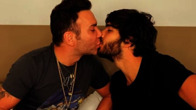 Reprodução/Hotel Mazzafera O ator Hugo Mota e o youtuber Matheus Mazzafera.