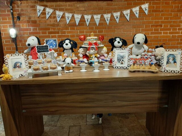 Cedida por Buffet Badalacão Snoopy, Patrula Canina, Toy Story, Lilo e Stitch, Os vingadores e Minnie são os temas mais pedidos no Buffet Badalacão
