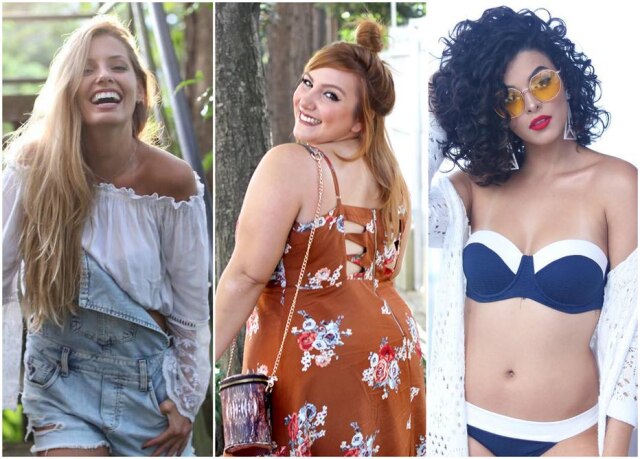 Instagram/@paola_antonini | Instagram/@ju_romano | Instagram/nathaliebarros Paola, Ju e Nath inspiram a representatividade na internet