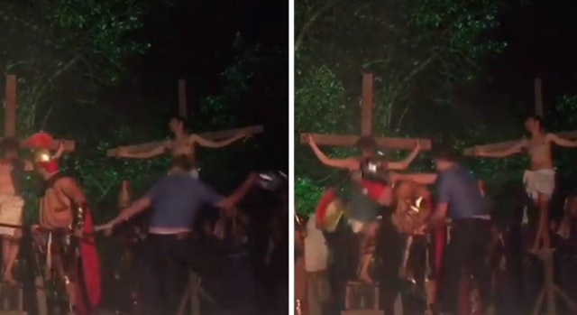 'Foi cancelada a PÃ¡scoa, salvaram Jesus em Nova Hartz', escreveu internauta que publicou o vÃ­deo nas redes sociais.