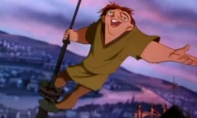 Reprodução de 'O Corcunda de Notre-Dame' (1996) / Disney Cena de 'O Corcunda de Notre-Dame', da Disney, filme passado na Catedral de Notre-Dame, em Paris.