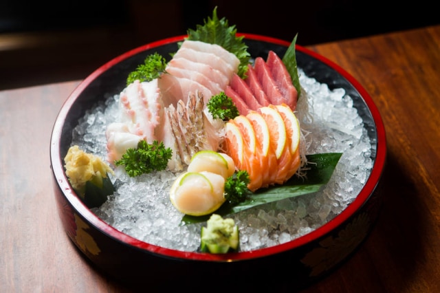 Tiago Queiroz/Estadão Combinado de sushis e sashimis do J1.