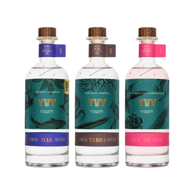 YVY lança trilogia de gins brasileiros.
