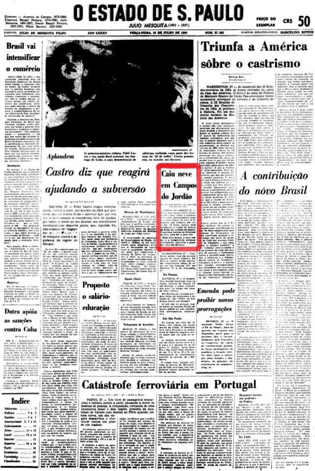 Acervo/Estadão >Estadão - 28/7/1964