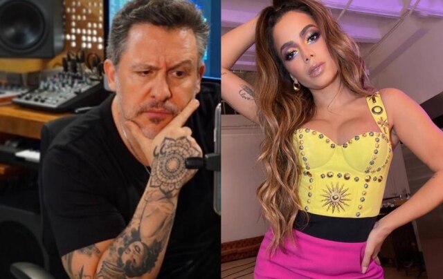 Instagram/ @rickbonadio| Instagram/ @anitta Rick Bonadio criticou o funk na apresentação de Cardi B, no Grammy 2021. Anitta defendeu o gênero musical nas redes sociais
