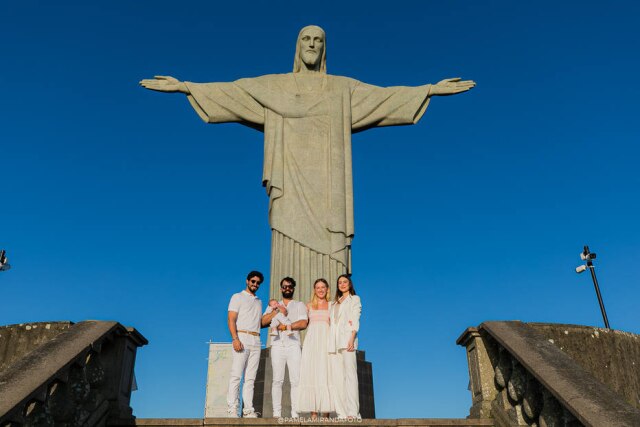 Pamela Miranda A atriz Fiorella Mattheis e o fotógrafo André Nicolau foram escolhidos para serem os padrinhos do bebê.