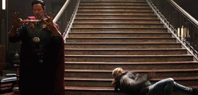 Marvel Studios Doutor Estranho no filme 'Thor: Ragnarock' (2017).