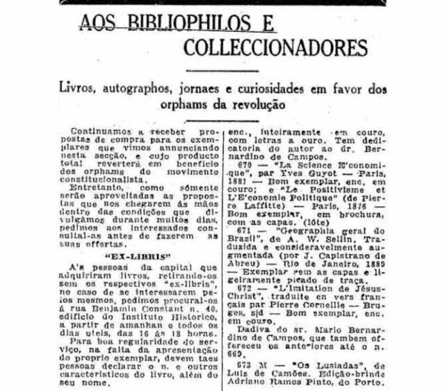 >> Estadão - 09/10/1932