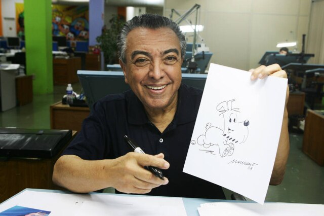 TIAGO QUEIROZ/AE O cachorro Bidu, inspirado em um cão da raça Schnauzer, foi o primeiro personagem de Mauricio de Souza