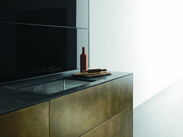 Valcucine Detalhe da Artematica, modelo lançado na Eurocina