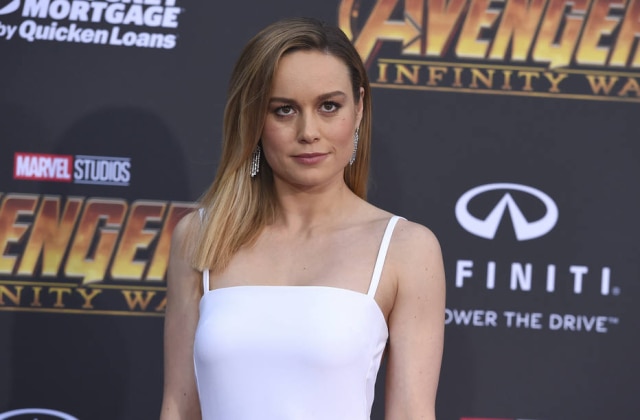 Jordan Strauss/Invision/AP Brie Larson na premiere de 'Vingadores: Guerra Infinita'.