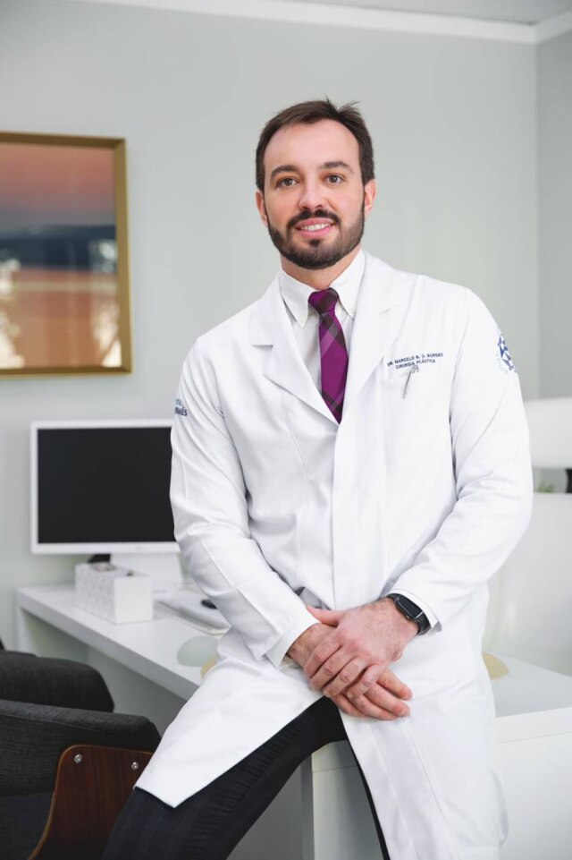Camila Goya O médico Marcelo Buscariolli Domingues Borges, integrante da Sociedade Brasileira de Cirurgia Plástica