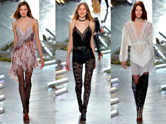 Divulgação Na Rodarte, transparências vitorianas e vestidos supercurtos