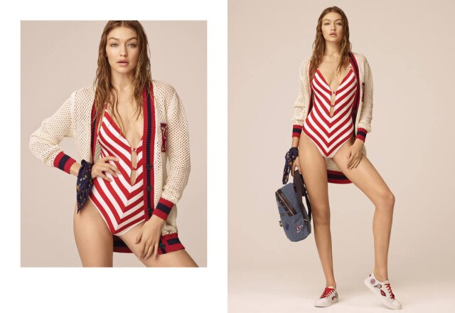 Divulgação A parceria entre Gigi Hadid e Tommy Hilfiger tem mais uma edição.