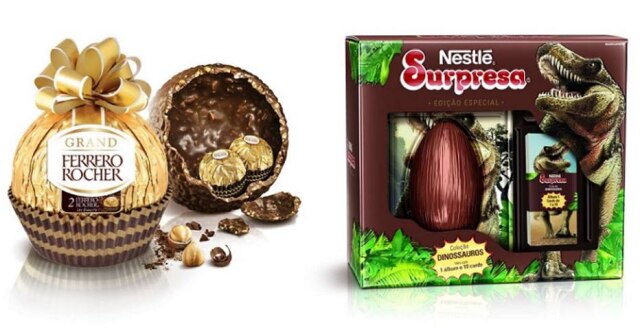 Divulgação/Ferrero | Divulgação/Nestlé O Carnaval nem chegou ainda, mas os novos lançamentos já deixaram muita gente animada para a Páscoa.