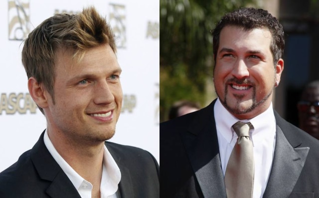 REUTERS/Mario Anzuoni/Files | REUTERS/Lucy Nicholson Joey roubou um beijo de Nick Carter.
