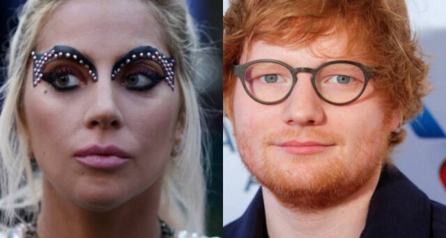 Reuters /Mario Anzuoni | Reuters / Andrew Kelly Ed Sheeran e Lady Gaga