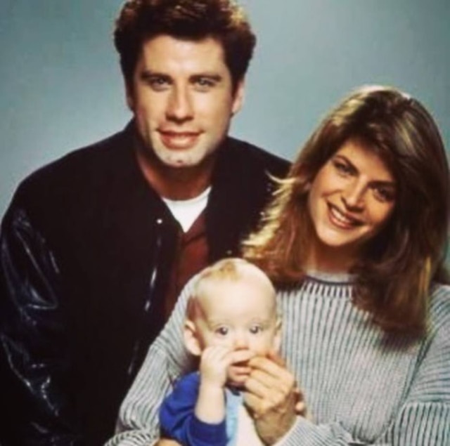 Instagram / @kirstiealley Os atores Kirstie Alley e John Travolta na época das gravações de 'Olha Quem Está Falando'.