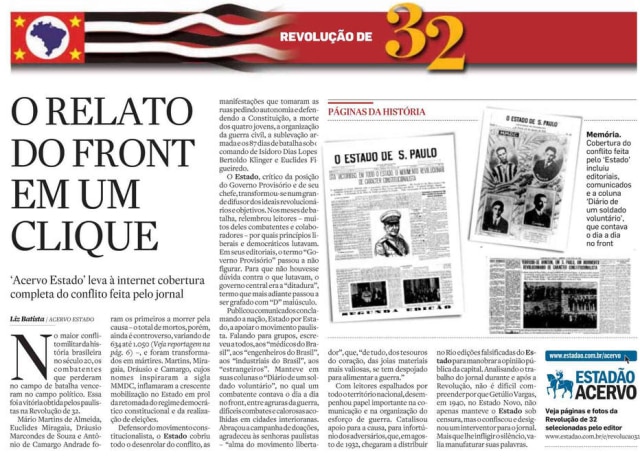 Acervo/Estadão O Estado de S.Paulo - 09/7/2012
