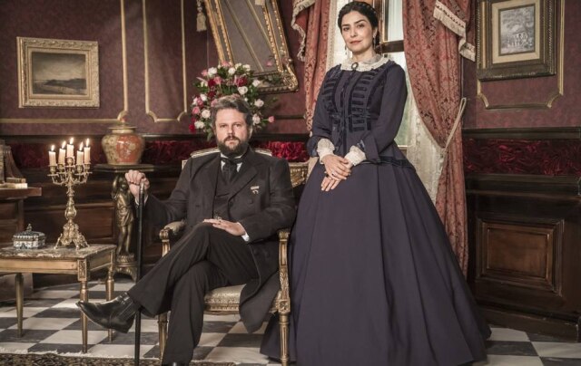 João Miguel Júnior/ Globo 'Nos Tempos do Imperador' é protagonizada por Selton Melo e Leticia Sabatella