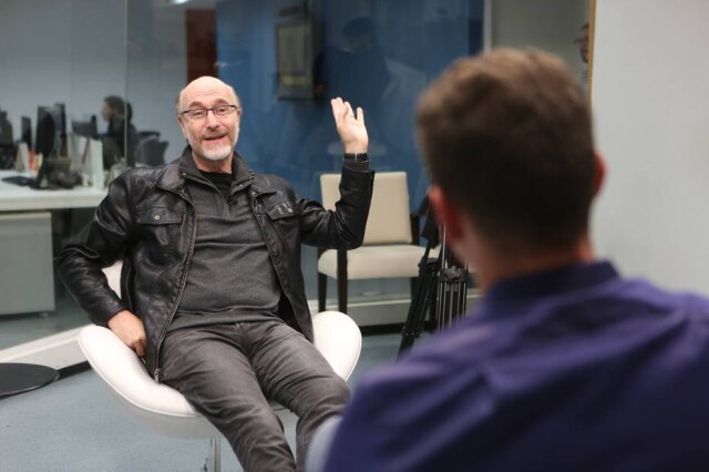 Alex Silva/Estadão Eduardo Moreira entrevista o ator Odilon Wagner