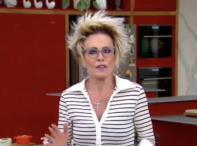 TV Globo A apresentadora Ana Maria Braga ficou irritada com aglomeração de pessoas, sem máscara em meio à pandemia de covid-19, em Campos do Jordão