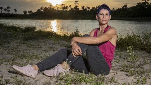 Fábio Rocha/Globo Shirley Miranda foi eliminada do programa 'No Limite' com a maioria dos votos dos participantes da Tribo Lua.