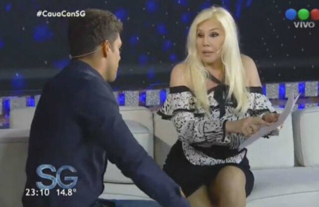Reprodução Cauã Reymond provocou risos no público argentino ao corrigir informações erradas ditas por apresentadora