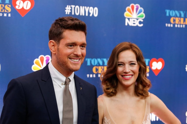 Reuters / Eduardo Munoz Luisana Lopilato, esposa do cantor Michael Bublé, deu boas notícias em relação ao tratamento do câncer do seu filho mais velho.