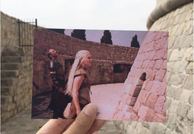instagram.com/filmtourismus Montagem com cena de Game Of Thrones