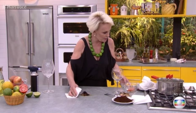 Reprodução/TV Globo Ana Maria Braga.