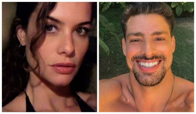Instagram/@alinnemoraes/@cauareymond Os atores Alinne Moraes e Cauã Reymond.